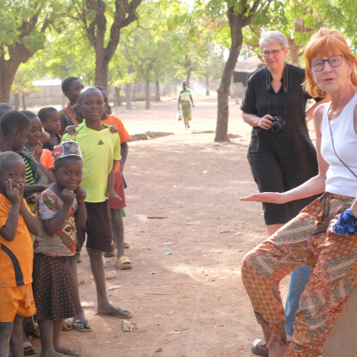 Grundschulkinder Savanne Togo